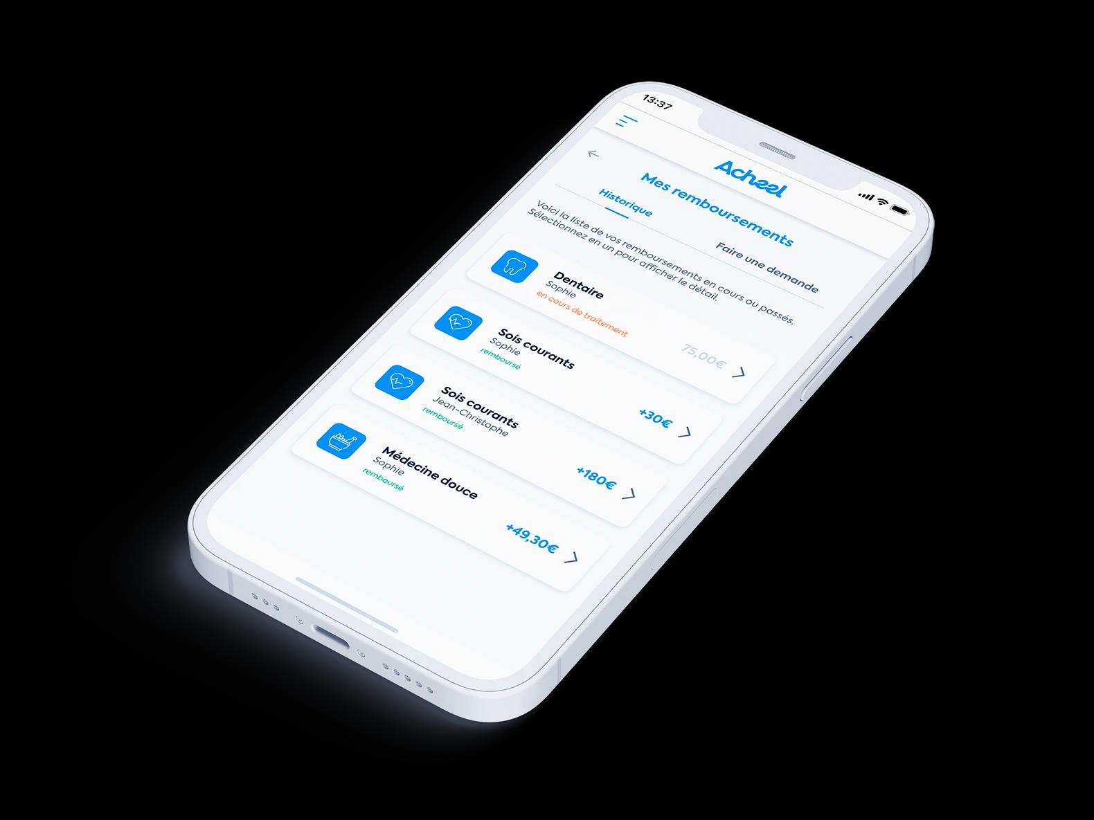 smartphone demande de remboursement