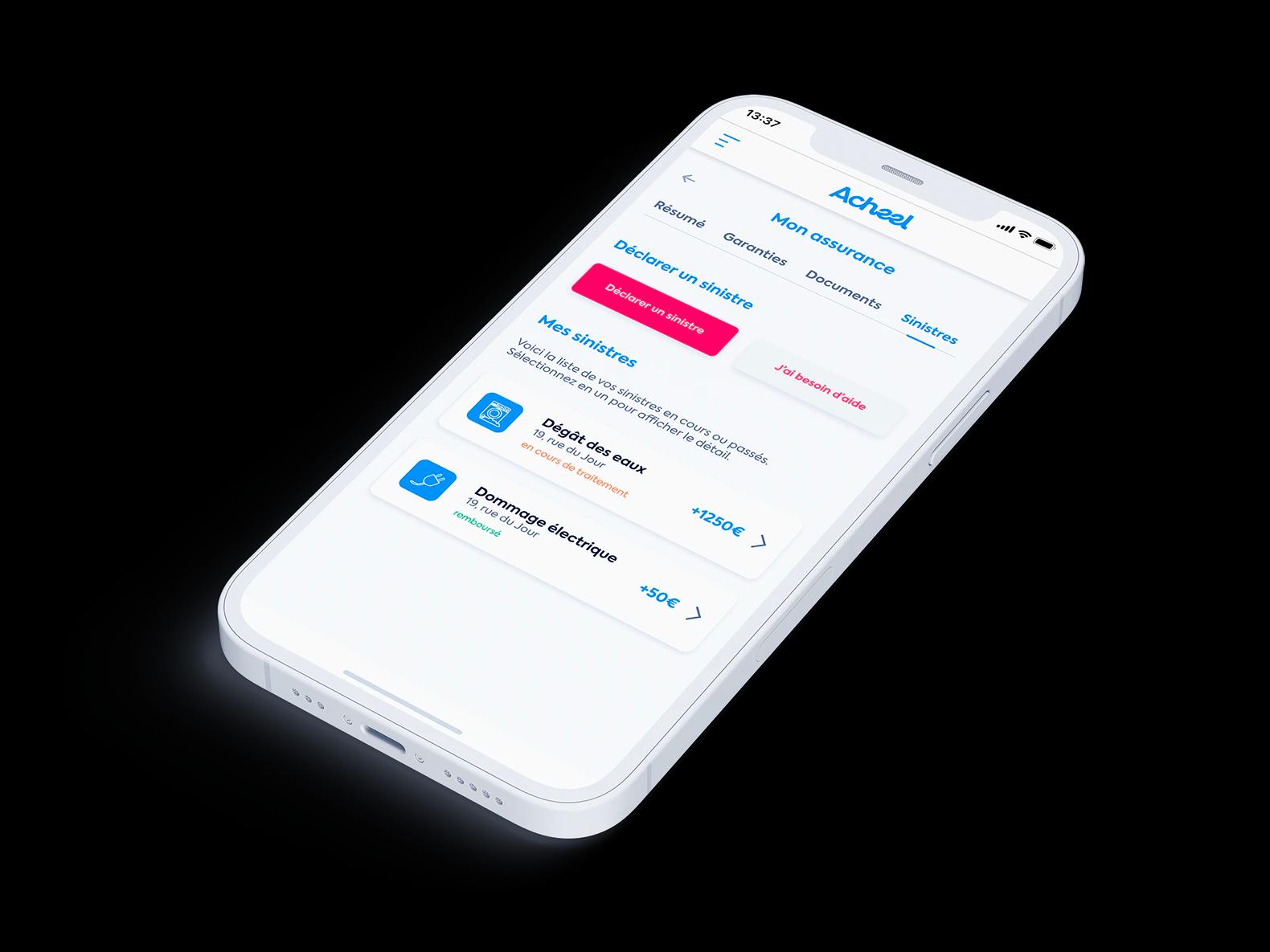 smartphone demande de remboursement